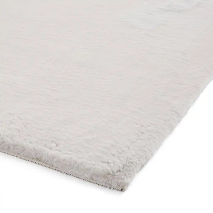 Think Rugs snug light grey Grey Living Room Shaggy Rug.