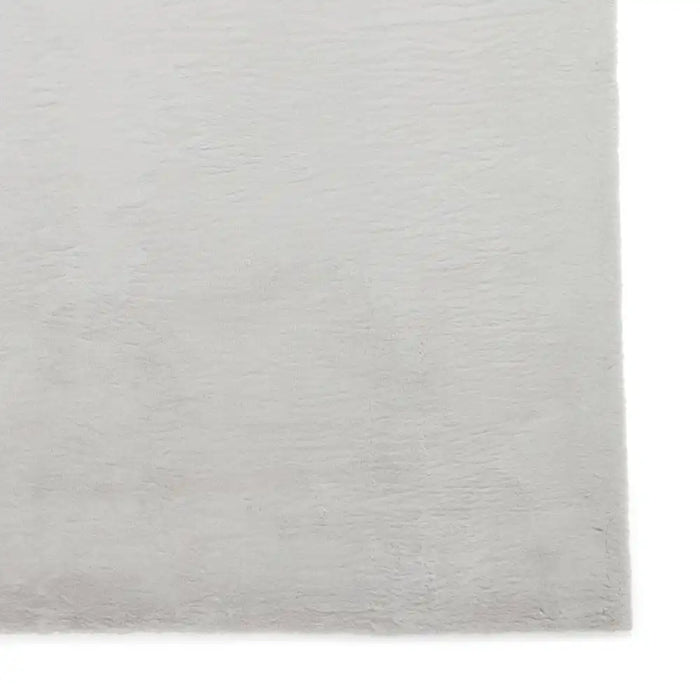 Think Rugs snug light grey Grey Living Room Shaggy Rug.