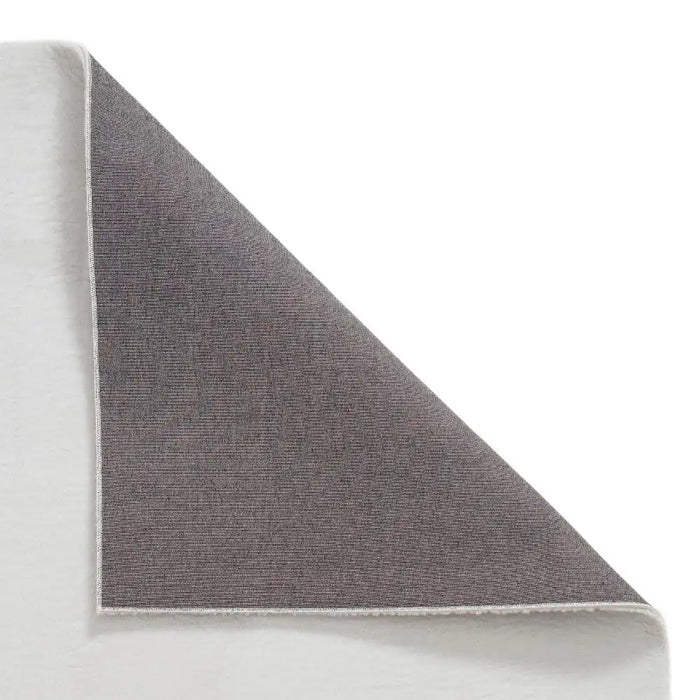 Think Rugs snug light grey Grey Living Room Shaggy Rug.