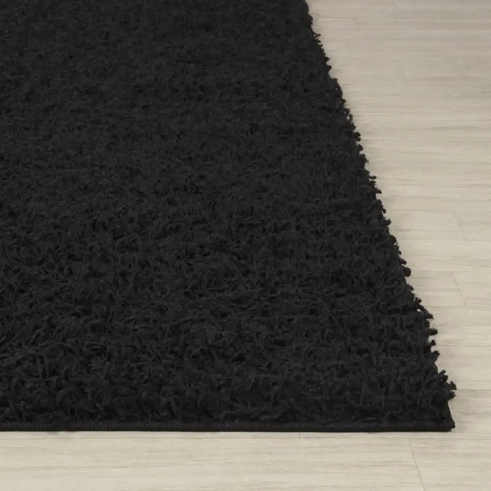 Surya fiv lilly 2305 black Black Living Room Shaggy Rug.