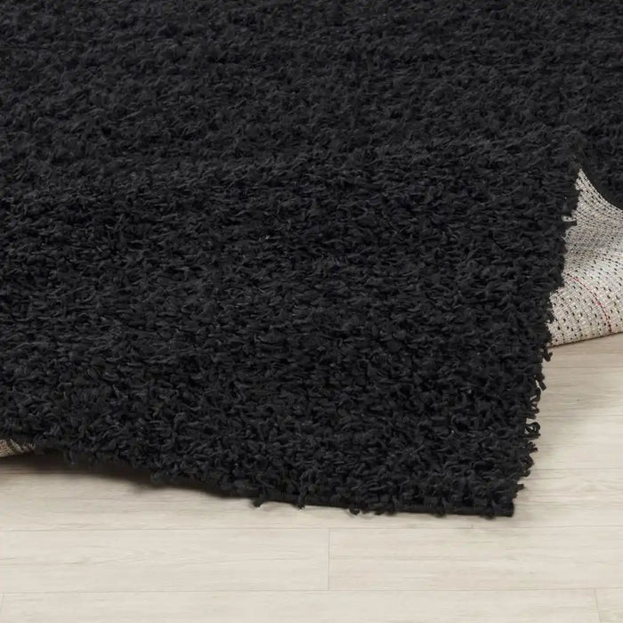 Surya fiv lilly 2305 black Black Living Room Shaggy Rug.