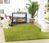 Surya fiv lilly 2307 green Green Living Room Shaggy Rug.