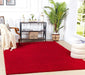 Surya fiv lilly 2309 red Red Living Room Shaggy Rug.