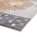 Think Rugs vida washable lion Grey, Beige Bedroom  Washable Rug.