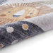 Think Rugs vida washable lion Grey, Beige Bedroom  Washable Rug.