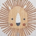 Think Rugs vida washable lion Grey, Beige Bedroom  Washable Rug.
