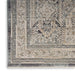 Nourison lynx lnx01 ivory charcoal Grey, Ivory Living Room  Rug.