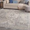 Nourison lynx lnx01 ivory charcoal Grey, Ivory Living Room  Rug.