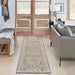 Nourison lynx lnx01 ivory charcoal Grey, Ivory Living Room  Rug.