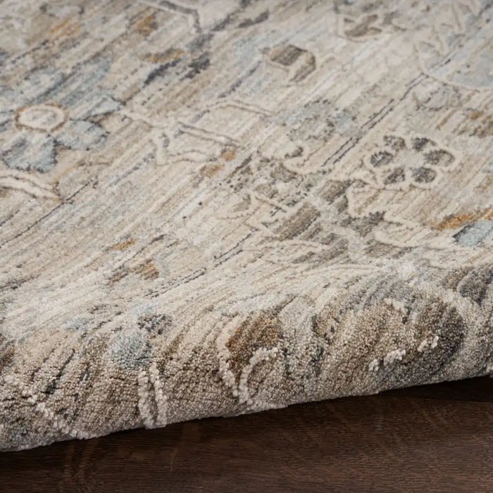 Nourison lynx lnx02 ivory taupe Brown, Ivory Living Room  Rug.