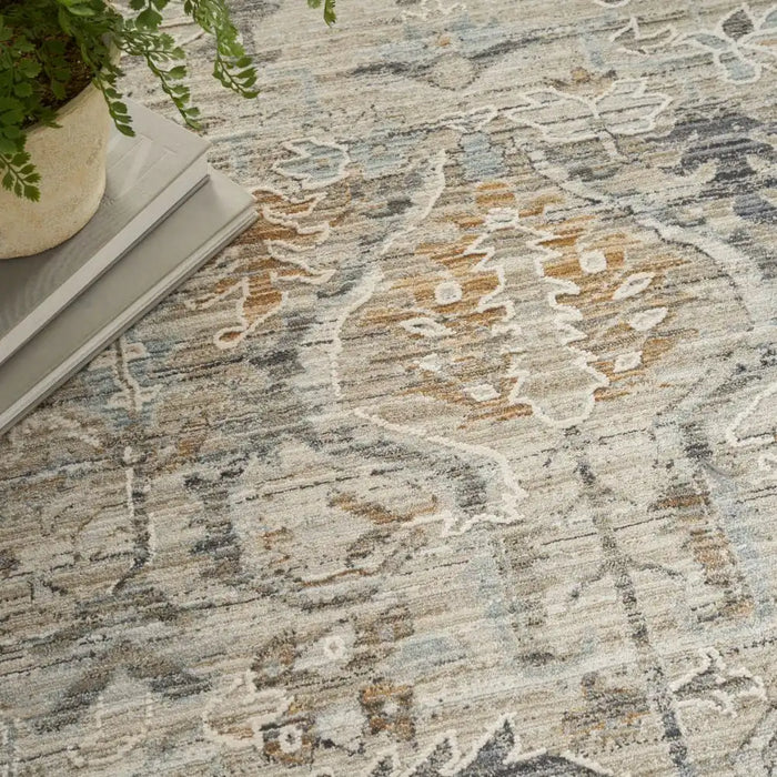 Nourison lynx lnx02 ivory taupe Brown, Ivory Living Room  Rug.
