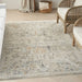 Nourison lynx lnx02 ivory taupe Brown, Ivory Living Room  Rug.