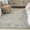 Nourison lynx lnx02 navy multicolour Blue, Multicoloured, Navy Living Room  Rug.