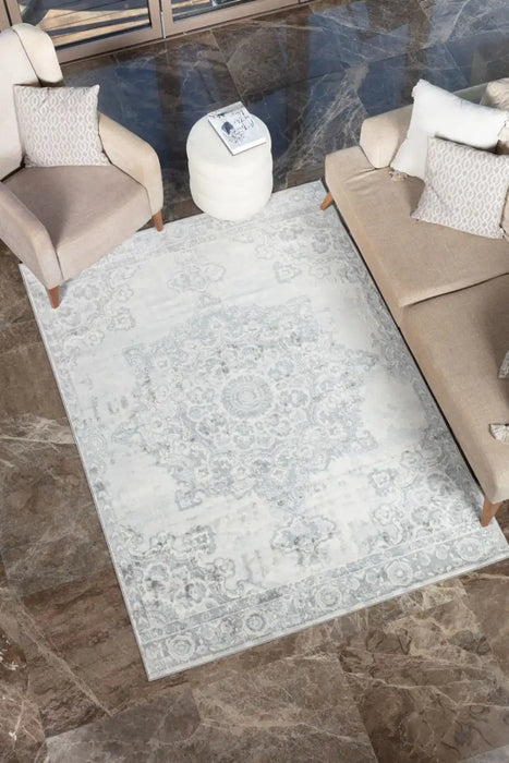 Surya moc lola 2301 grey Grey Living Room  Rug.