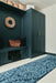 Woven Edge woven edge runners lucia c2 blue Blue Living Room Wool Rug.