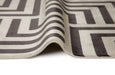 Concept Looms lugano lug01 light grey anthracite Grey Living Room Geometric Rug.