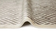 Concept Looms lugano lug03 light grey ivory Grey, Ivory Living Room Geometric Rug.