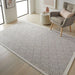 Concept Looms lugano lug03 light grey ivory Grey, Ivory Living Room Geometric Rug.