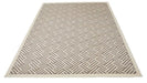 Concept Looms lugano lug03 light grey ivory Grey, Ivory Living Room Geometric Rug.