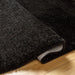 Surya marina luna 2324 black Black Living Room Shaggy Rug.