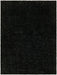 Surya marina luna 2324 black Black Living Room Shaggy Rug.