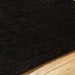 Surya marina luna 2324 black Black Living Room Shaggy Rug.