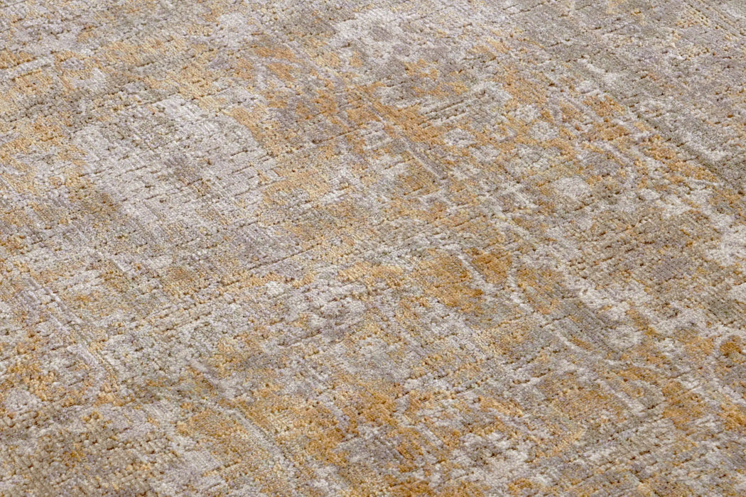 Nouristan cairo luxor gold Yellow Living Room Moroccan Rug.