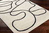 Surya pss lylou 2354 white Cream Living Room  Rug.