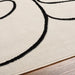 Surya pss lylou 2354 white Cream Living Room  Rug.