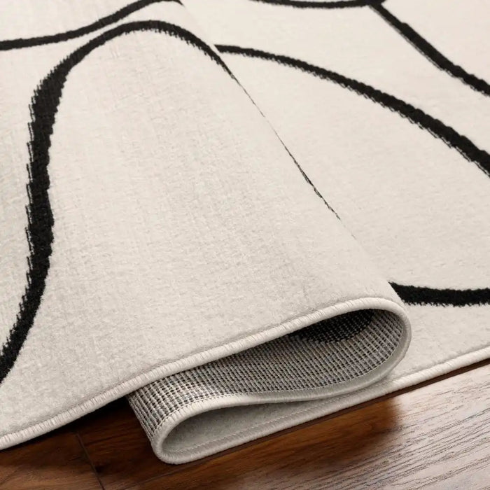 Surya pss lylou 2354 white Cream Living Room  Rug.