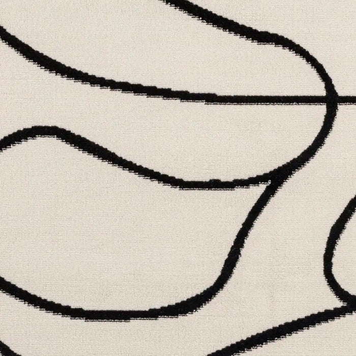 Surya pss lylou 2354 white Cream Living Room  Rug.