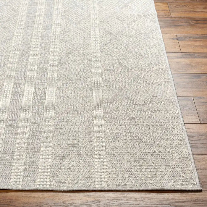 Surya rvl madie 2322 grey Grey Living Room Flat Weave Rug.