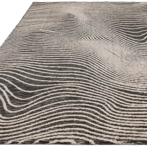 Asiatic mason magnitude black Black Living Room Geometric Rug.