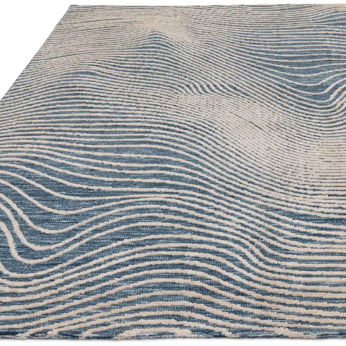Asiatic mason magnitude blue Blue Living Room Geometric Rug.