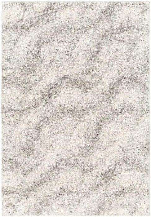 Surya marina marina 2306 grey Grey Living Room Shaggy Rug.