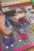 Hug Rug herdy marra herdy pink Multicoloured, Pink Outdoor  Washable Rug.