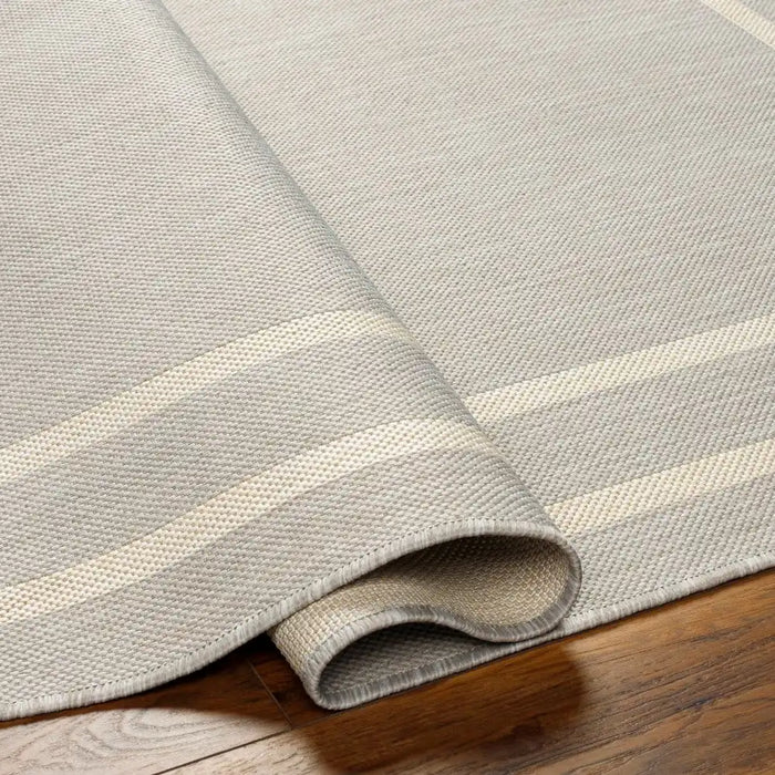Surya rvl mary 2340 grey Grey Living Room Flat Weave Rug.