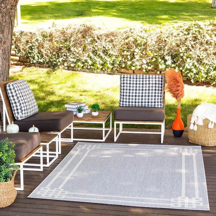 Surya rvl mary 2340 grey Grey Living Room Flat Weave Rug.