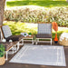 Surya rvl mary 2340 grey Grey Living Room Flat Weave Rug.