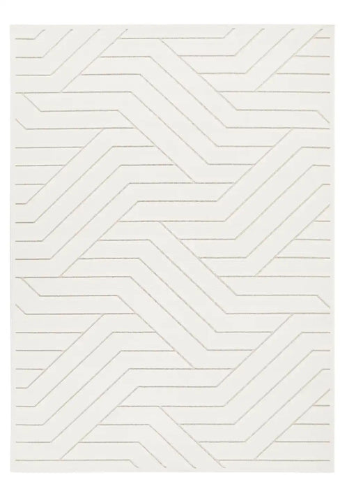 Smite Rama Rugs Maze Rama MAZ101 Ivory Ivory Rug — RugsDirect Online