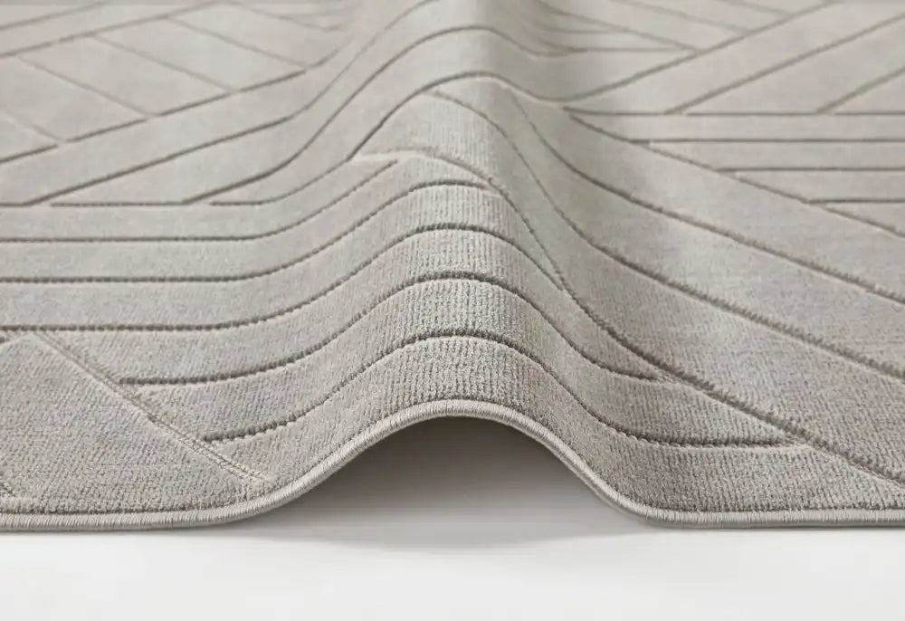Smite Rama Rugs Maze Rama MAZ102 Grey Grey Rug — RugsDirect Online