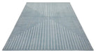 Concept Looms maze maz104 blue Blue Living Room Geometric Rug.