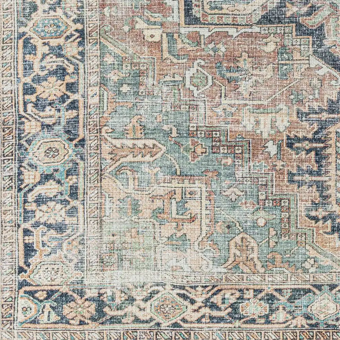Surya kmr melisande 2307 blue Blue Living Room Flat Weave Rug.
