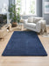 My Mats buddy midnight blue Blue, Navy Living Room Shaggy Rug.