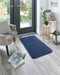My Mats buddy midnight blue Blue, Navy Living Room Shaggy Rug.