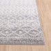 Surya elz mila 2308 grey Grey Living Room Geometric Rug.