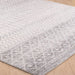 Surya elz mila 2308 grey Grey Living Room Geometric Rug.