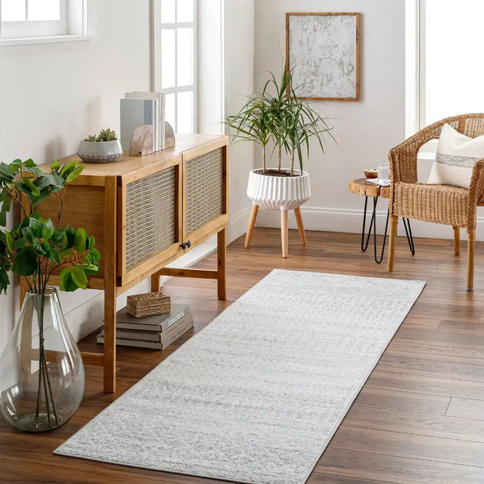Surya elz mila 2308 grey Grey Living Room Geometric Rug.