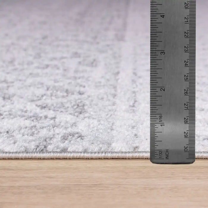 Surya elz mila 2308 grey Grey Living Room Geometric Rug.