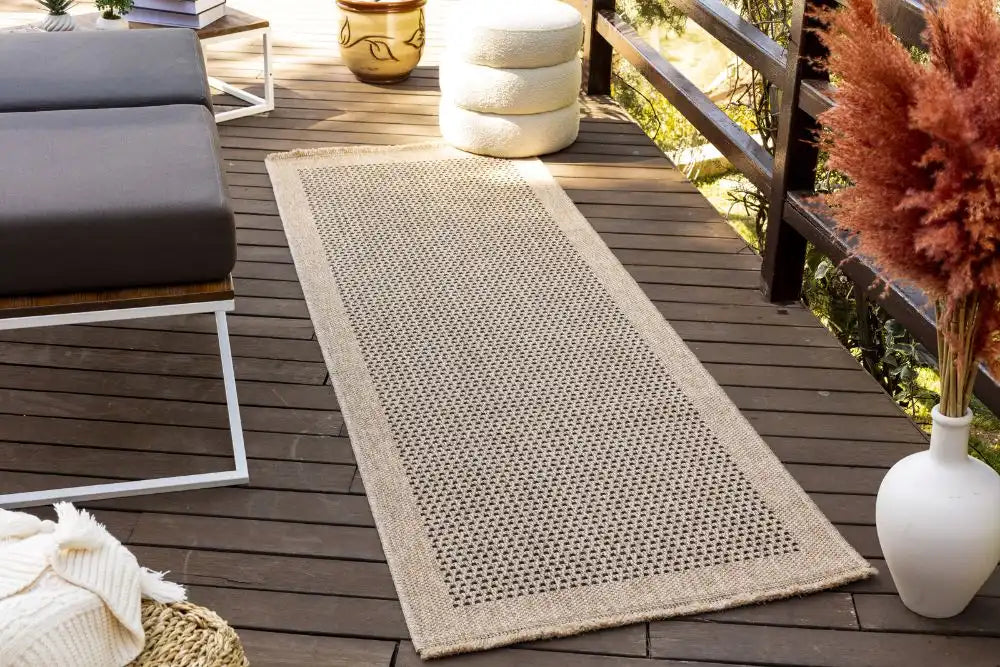 Surya mge missy 2302 camel Beige Outdoor  Flat Weave Rug.